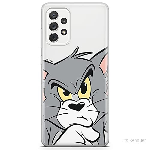 ERT GROUP mobiltelefonfodral för Samsung A72 5G originalt och officiellt licensierat Tom and Jerry mönster 001 optimalt anpassad till formen på mobiltelefonen, gedeeltelijk transparant 5903040078310