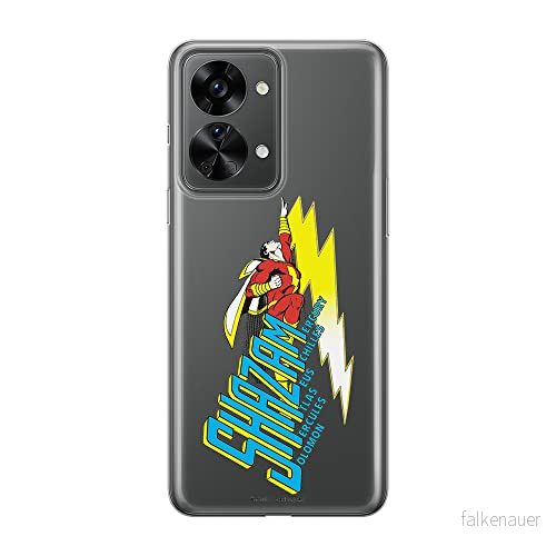 ERT GROUP mobiltelefonfodral för Oneplus NORD 2T 5G originalt och officiellt licensierat DC mönster Shazam 002 optimalt anpassad till formen på mobiltelefonen, gedeeltelijk transparant 5905511262815