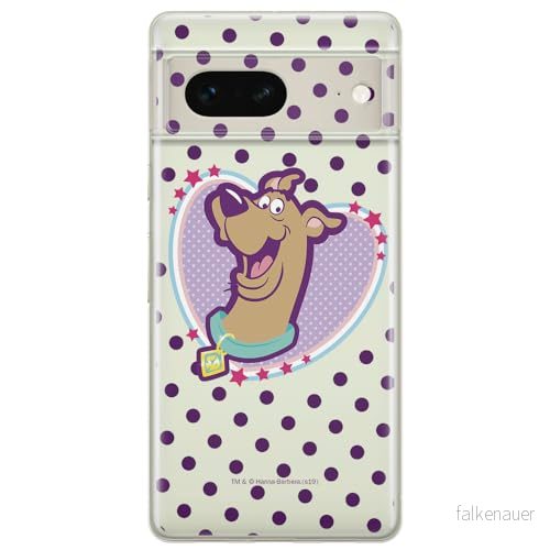 ERT GROUP mobiltelefonfodral för Google PIXEL 7 originalt och officiellt licensierat Scooby Doo mönster 005 optimalt anpassad till formen på mobiltelefonen, gedeeltelijk transparant 5905795143787