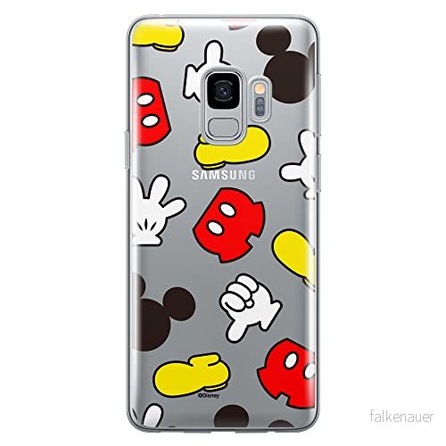 ERT GROUP mobiltelefonfodral för Samsung S9 originalt och officiellt licensierat Disney mönster Mickey 046 optimalt anpassad till formen på mobiltelefonen, gedeeltelijk transparant 5905131806925