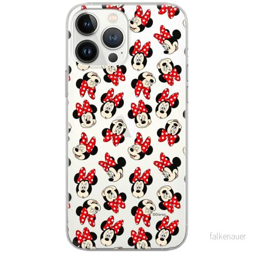 ERT GROUP mobiltelefonfodral för Samsung S10 PLUS originalt och officiellt licensierat Disney mönster Minnie 001 Vit optimalt anpassad till formen på mobiltelefonen, gedeeltelijk transparant 5903040698563