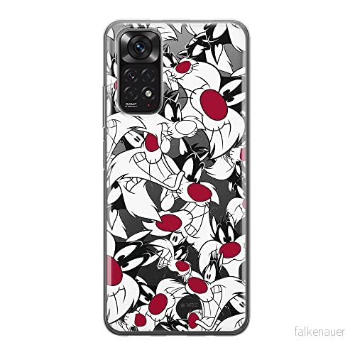ERT GROUP mobiltelefonfodral för Xiaomi REDMI NOTE 11S 4G / 11 originalt och officiellt licensierat Looney Tunes mönster Sylvester 004, gedeeltelijk transparant 5905511563431