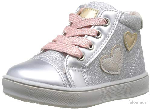 Chicco Flickor Polacchino Fede gymnastikskor, silver (Argento 020), 18 24 mesi UK 8051182005132
