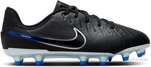 NIKE Boy's Legend 10 Academy fotbollssko, Svart krom Hyper Royal, 35 EU 196608061489