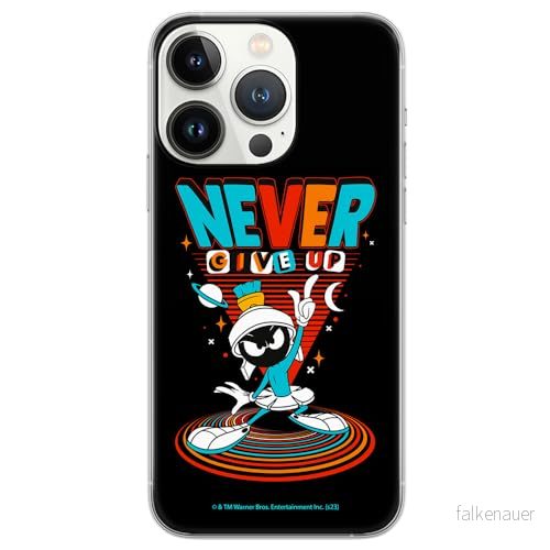 ERT GROUP mobiltelefonfodral för Iphone 13 PRO MAX originalt och officiellt licensierat Looney Tunes mönster Marvin 006 anpassad till formen på mobiltelefonen, fodral tillverkad av TPU plast 5905795129972
