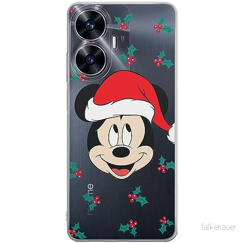 ERT GROUP mobiltelefonfodral för Realme C55 originalt och officiellt licensierat Disney mönster Mickey 040 optimalt anpassad till formen på mobiltelefonen, gedeeltelijk transparant 5905511857721