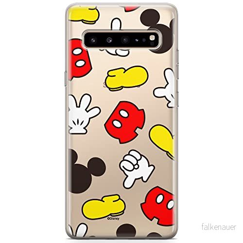 ERT GROUP mobiltelefonfodral för Samsung S10 5G originalt och officiellt licensierat Disney mönster Mickey 046 optimalt anpassad till formen på mobiltelefonen, gedeeltelijk transparant 5905131807205