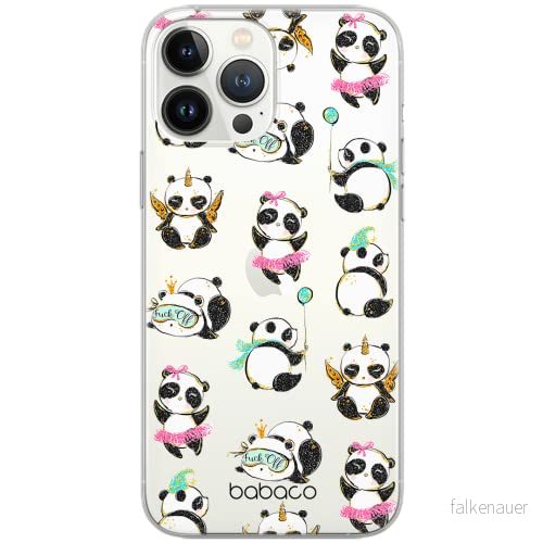 ERT GROUP mobiltelefonfodral för Samsung A51 originalt och officiellt licensierat Babaco mönster Panda 008 Vit optimalt anpassad till formen på mobiltelefonen, gedeeltelijk transparant 5904805413445
