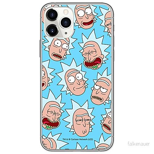 ERT GROUP mobiltelefonfodral för Iphone 11 PRO MAX originalt och officiellt licensierat Rick and Morty mönster & 015, fodral tillverkad av TPU plast 5905511136376