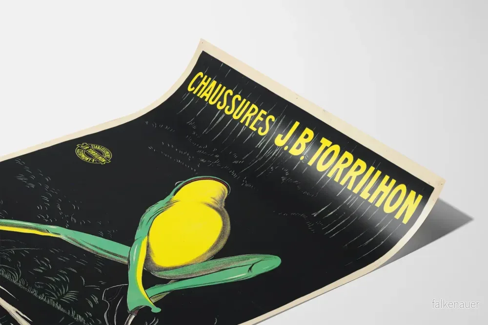 Vintage reklamposter för skor J.B. Torrilhon - Bild 3