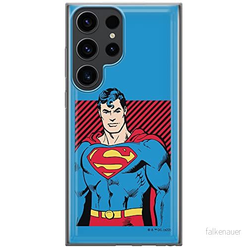 ERT GROUP mobiltelefonfodral för Samsung S23 ULTRA originalt och officiellt licensierat DC mönster Superman 029 optimalt anpassad till formen på mobiltelefonen, fodral tillverkad av TPU plast 5905511473273
