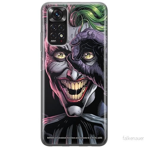 ERT GROUP mobiltelefonfodral för Xiaomi REDMI NOTE 11 4G/ 11S 4G originalt och officiellt licensierat DC mönster Joker 024 anpassad till formen på mobiltelefonen, fodral tillverkad av TPU plast 5905795057954