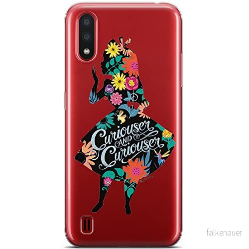 ERT GROUP mobiltelefonfodral för Samsung A01 originalt och officiellt licensierat Disney mönster Alice 002 optimalt anpassad till formen på mobiltelefonen, gedeeltelijk transparant 5904805429392