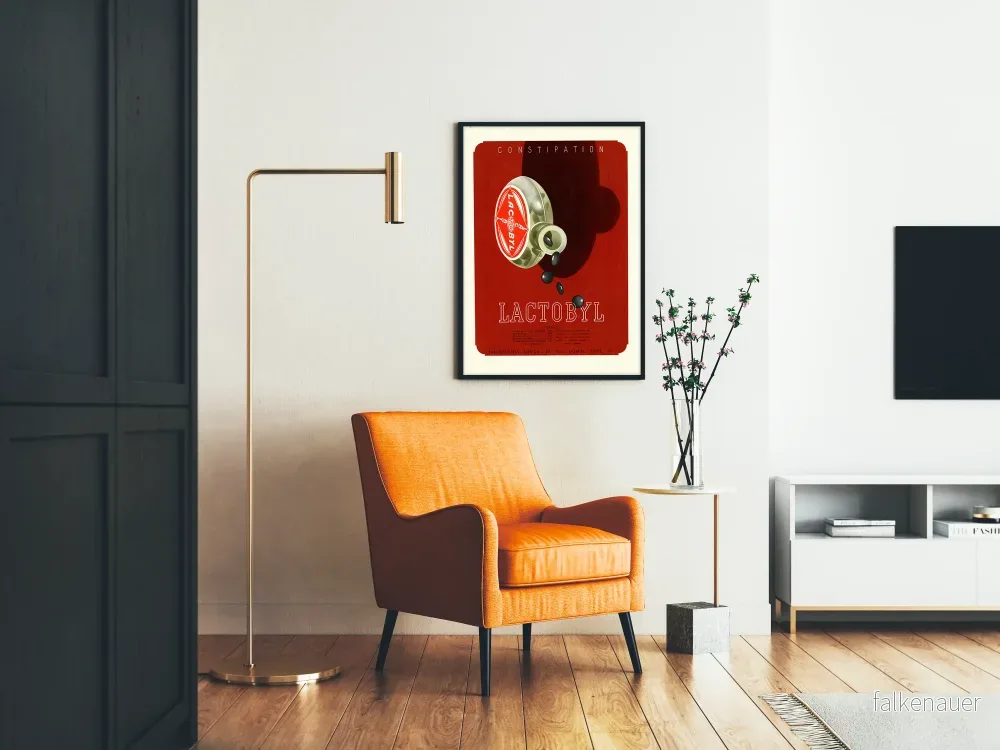 Vintageposter Lactobyl - Medicinsk väggdekoration - Bild 2