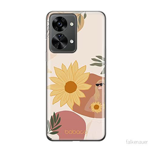 ERT GROUP mobiltelefonfodral för Oneplus NORD 2T 5G originalt och officiellt licensierat Babaco mönster Flowers 015 optimalt anpassad till formen på mobiltelefonen, fodral tillverkad av TPU plast 5905511271787