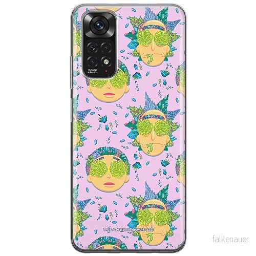 ERT GROUP mobiltelefonfodral för Xiaomi REDMI NOTE 11 4G/ 11S 4G originalt och officiellt licensierat Rick and Morty mönster & 022, fodral tillverkad av TPU plast 5905511146290