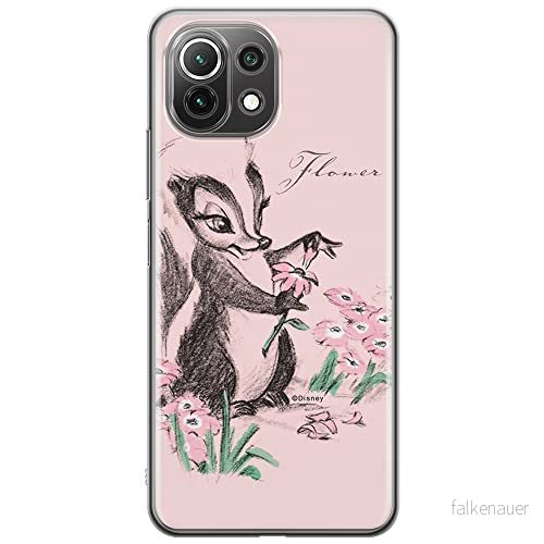 ERT GROUP mobiltelefonfodral för Xiaomi 11 LITE 4G/5G originalt och officiellt licensierat Disney mönster Flower Skunk 001, fodral tillverkad av TPU plast 5903932727852