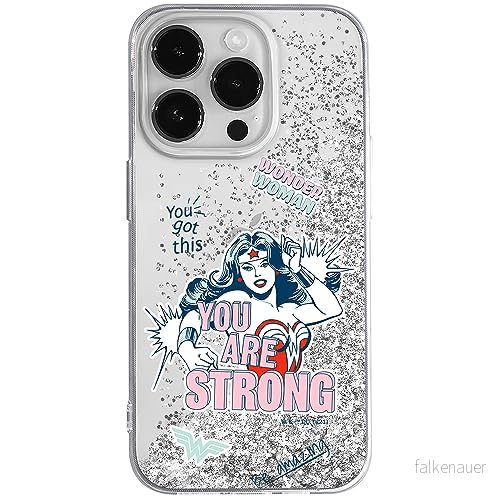 ERT GROUP mobiltelefonfodral för Apple Iphone 14 PRO MAX originalt och officiellt licensierat DC mönster Wonder Woman 025 optimalt anpassad till formen på mobiltelefonen, med glitter overflow effekt 5905511611347