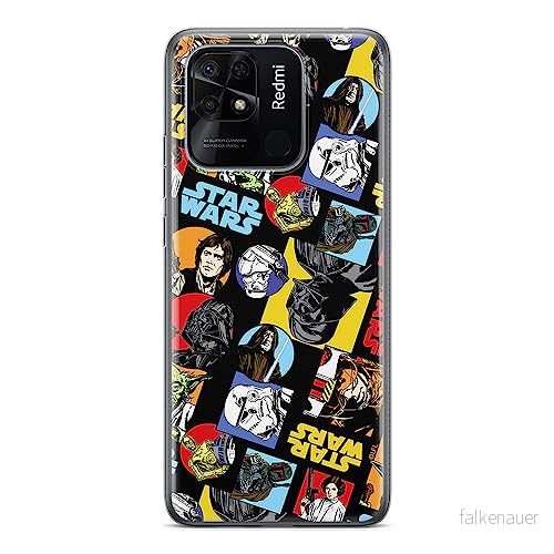 ERT GROUP mobiltelefonfodral för Xiaomi REDMI 10C originalt och officiellt licensierat Star Wars mönster 018 optimalt anpassad till formen på mobiltelefonen, fodral tillverkad av TPU plast 5905511543600