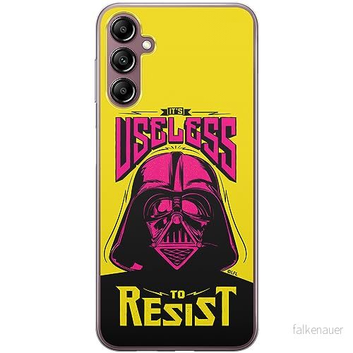 ERT GROUP mobiltelefonfodral för Samsung A14 4G/5G originalt och officiellt licensierat Star Wars mönster Darth Vader 024 anpassad till formen på mobiltelefonen, fodral tillverkad av TPU plast 5905511822422