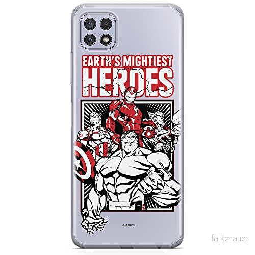 ERT GROUP mobiltelefonfodral för Samsung A22 5G originalt och officiellt licensierat Marvel mönster Avengers 005 optimalt anpassad till formen på mobiltelefonen, gedeeltelijk transparant 5903932825398