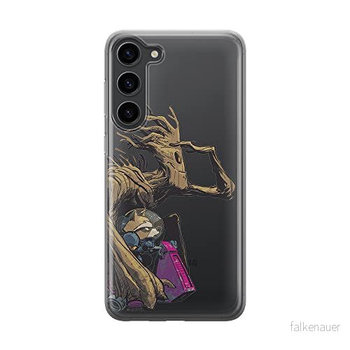 ERT GROUP mobiltelefonfodral för Samsung S23 originalt och officiellt licensierat Marvel mönster Guardians of the Galaxy 003 optimalt anpassad till formen på mobiltelefonen, gedeeltelijk transparant 5905511435752