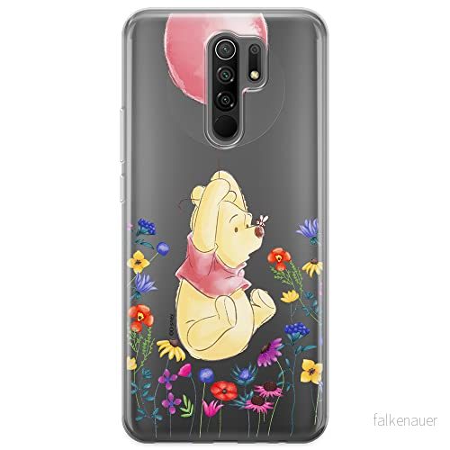 ERT GROUP mobiltelefonfodral för Xiaomi REDMI 9 originalt och officiellt licensierat Disney mönster Winnie the Pooh and friends 028 anpassad till formen på mobiltelefonen, gedeeltelijk transparant 5903040286678
