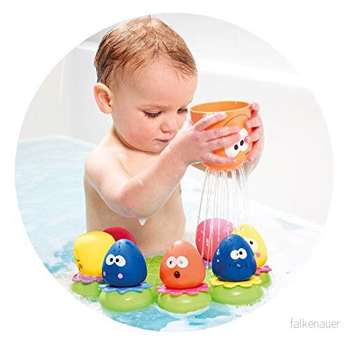 TOMY Toomies Octopals Number Sorting Baby Bath Toy, Educational Water Toys For Toddlers, Suitable 1, 2 and 3 Years Old Boys Girls 5055681836740