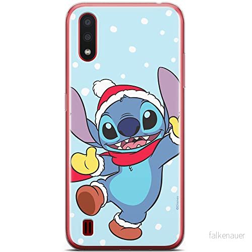 ERT GROUP mobiltelefonfodral för Samsung A01 originalt och officiellt licensierat Disney mönster Stitch 009 optimalt anpassad till formen på mobiltelefonen, fodral tillverkad av TPU plast 5903932071870