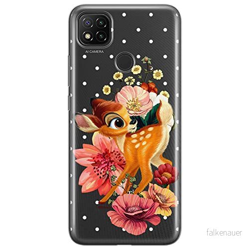 ERT GROUP mobiltelefonfodral för Xiaomi REDMI 9C originalt och officiellt licensierat Disney mönster Bambi 014 optimalt anpassad till formen på mobiltelefonen, gedeeltelijk transparant 5904805363436