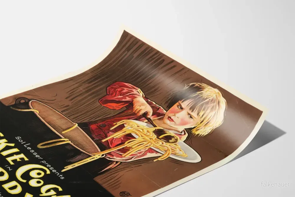 Vintagefilmaffisch Daddy med Barn och Spaghetti - Bild 3
