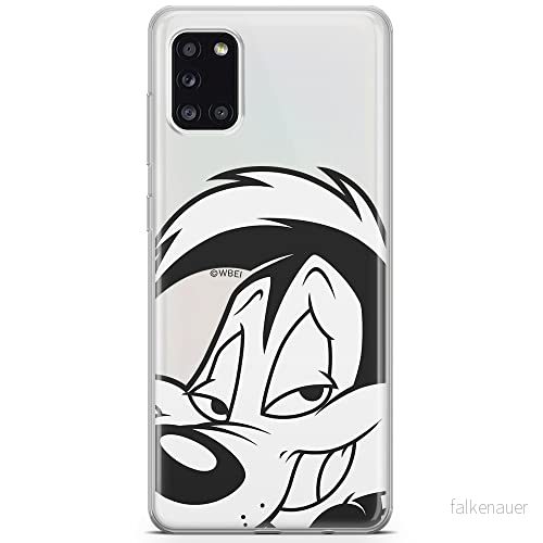 ERT GROUP mobiltelefonfodral för Samsung A31 originalt och officiellt licensierat Looney Tunes mönster Pepe Le Pew 001 optimalt anpassad till formen på mobiltelefonen, gedeeltelijk transparant 5903040216460