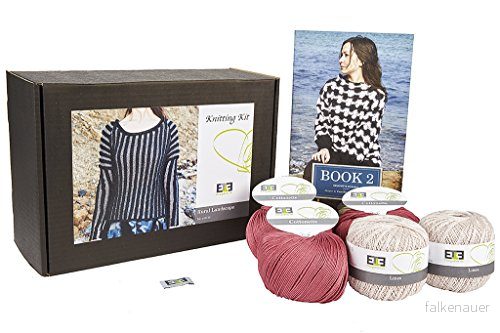 DesignEtte Stickningssats Lantligt Landskap Linne/Bomull - XL 701851982117
