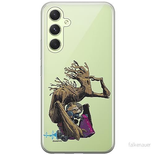 ERT GROUP mobiltelefonfodral för Samsung A54 5G originalt och officiellt licensierat Marvel mönster Guardians of the Galaxy 004 anpassad till formen på mobiltelefonen, gedeeltelijk transparant 5905511795375