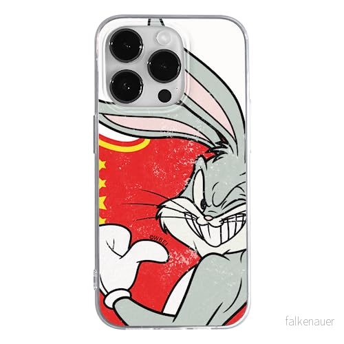 ERT GROUP mobiltelefonfodral för Apple Iphone 14 PRO MAX originalt och officiellt licensierat Looney Tunes mönster Bugs 010 anpassad till formen på mobiltelefonen, fodral tillverkad av TPU plast 5905131932846
