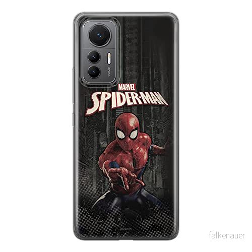 ERT GROUP mobiltelefonfodral för Xiaomi 12 LITE originalt och officiellt licensierat Marvel mönster Spider Man 007 optimalt anpassad till formen på mobiltelefonen, fodral tillverkad av TPU plast 5905511497828