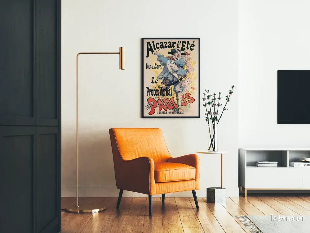 Vintageaffisch Alcazar d'Été av Paulus - Konstnärlig väggdekoration - Bild 2