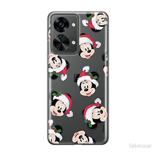 ERT GROUP mobiltelefonfodral för Oneplus NORD 2T 5G originalt och officiellt licensierat Disney mönster Mickey & Minnie 016 optimalt anpassad till formen på mobiltelefonen, gedeeltelijk transparant 5905511266486