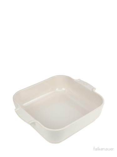 Peugeot Appolia Fyrkantig ugnsform med handtag, keramik, ecru/vit, 7,2 x 28 cm, kapacitet: ca 2 l, 60169 4006950060169