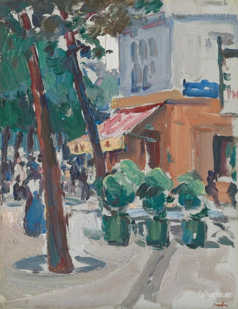 Målning av Jardins de Luxembourg à Paris - Samuel John Peploe - Bild 2