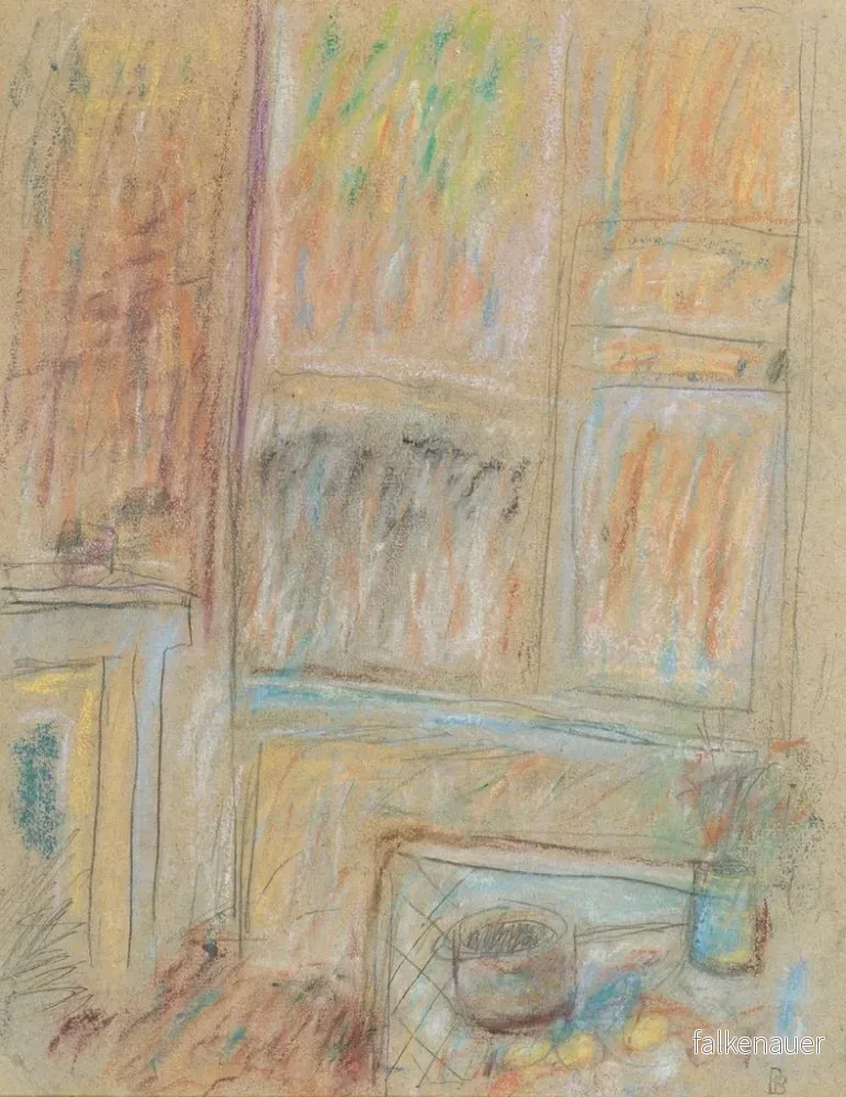 Målning Naturtavla med öppet fönster - Pierre Bonnard | Konsttryck - Bild 2