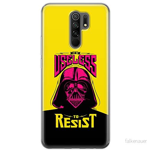 ERT GROUP mobiltelefonfodral för Xiaomi REDMI 9 originalt och officiellt licensierat Star Wars mönster Darth Vader 024 optimalt anpassad till formen på mobiltelefonen, fodral tillverkad av TPU plast 5903040293966