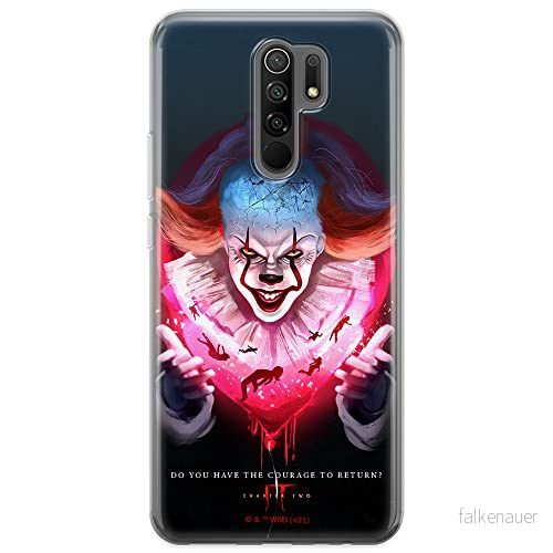 ERT GROUP mobiltelefonfodral för Xiaomi REDMI 9 originalt och officiellt licensierat Horror mönster It 020 optimalt anpassad till formen på mobiltelefonen, fodral tillverkad av TPU plast 5905131999801