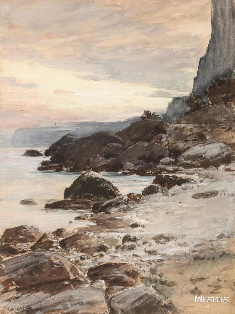 Målning Südliche Küste - Adolf Hirémy-Hirschl | Konsttryck - Bild 2