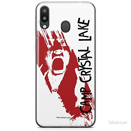 ERT GROUP mobiltelefonfodral för Samsung M20 originalt och officiellt licensierat Horror mönster Friday the 13th 010 optimalt anpassad till formen på mobiltelefonen, fodral tillverkad av TPU plast 5905511102777