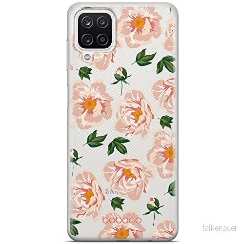 ERT GROUP mobiltelefonfodral för Samsung A12 / M12 originalt och officiellt licensierat Babaco mönster Flowers 014 optimalt anpassad till formen på mobiltelefonen, gedeeltelijk transparant 5903932615715