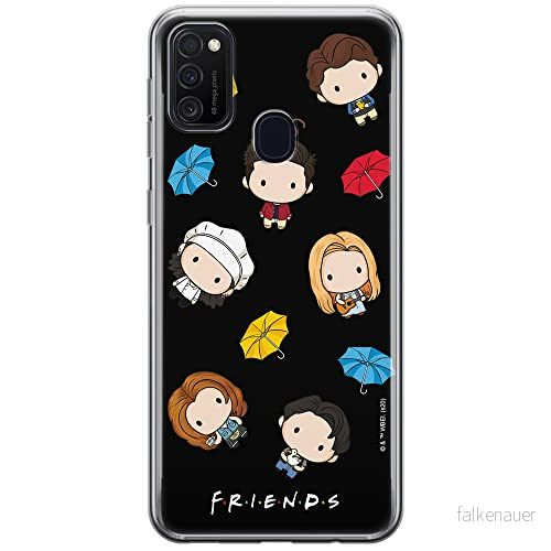 ERT GROUP mobiltelefonfodral för Samsung M21 originalt och officiellt licensierat Friends mönster 013 optimalt anpassad till formen på mobiltelefonen, gedeeltelijk transparant 5903932275971