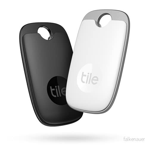 tile Pro Bluetooth Spårare, Svart, Vit, 58.84 x 33.61 7.68 mm 2 stycken 819039022965