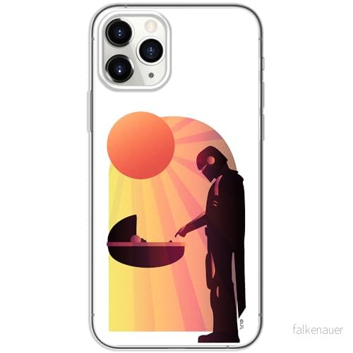 ERT GROUP mobiltelefonfodral för Iphone 11 PRO originalt och officiellt licensierat Star Wars mönster Baby Yoda 031 optimalt anpassad till formen på mobiltelefonen, fodral tillverkad av TPU plast 5905511751265
