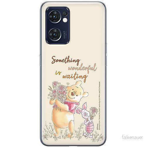 ERT GROUP mobiltelefonfodral för Oppo RENO 7 5G originalt och officiellt licensierat Disney mönster Winnie the Pooh & Friends 041 anpassad till formen på mobiltelefonen, fodral tillverkad av TPU plast 5905511991425